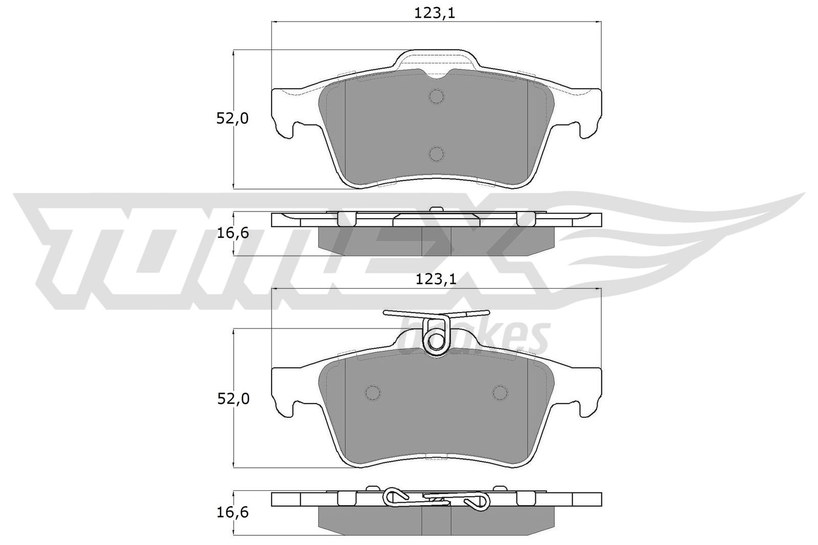 TOMEX Brakes TX 14-28 Sada...